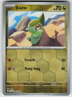 Axew Reverse Holo Common SV: Shrouded Fable 044/064 Pokemon - Image 1