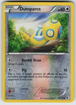 Dunsparce Reverse Holo Common Boundaries Crossed 111/149 Pokemon - Image 1