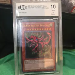 2010 Slifer The Sky Dragon Yugioh Legendary Collection BCCG 10 Mint - Image 1