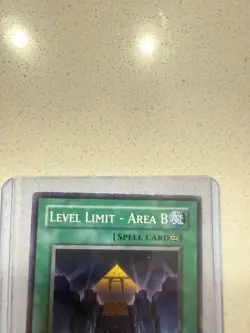 Yugioh Level Limit - Area B SD3-EN024 1st Edition Played Condition - Image 2