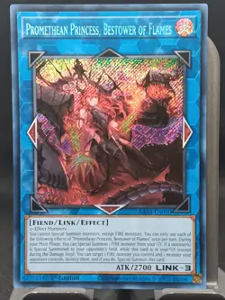 Yugioh | Promethean Princess, Bestower of Flames | RA03 | Secret Rare | 1st - Image 1