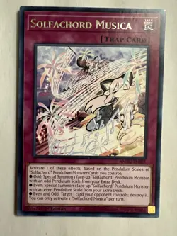 Yugioh TCG Ancient Guardians Solfachord Musica ANGU-EN025 Rare NM - Image 1