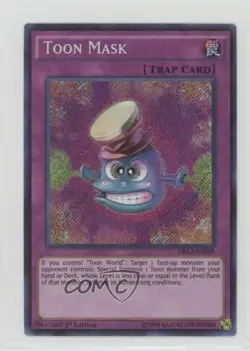 Toon Mask (SE) 1st Ed. YuGiOh Dragons of Legend 2 #DRL2-EN028 u3f - Image 1