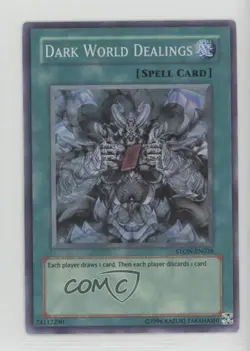 Dark World Dealings Unlimited YuGiOh Strike of the Neos #STON-EN038 2007 u3f - Image 1