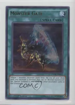 Monster Gate (UR) YuGiOh Duelist Saga 1st Edition #DUSA-EN055 u3f - Image 1