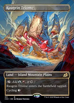MTG English Showcase Raugrin Triome NM Foil Ikoria: Lair of Behemoths - Image 1