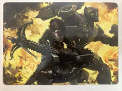 Machinist's Arsenal (2/53) Art Series Gold Stamped - Final Fantasy MTG Art Card - Image 1
