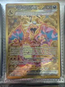 Pokemon TCG Charizard EX Obsidian Flames Holo Hyper Rare Card 228/197 - Image 1