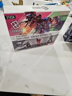 Gundam Card Game Starter Deck Zeon's Rush Gundam Assemble Set English - Image 2