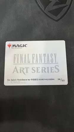 Sin, Spira's Punishment 36/53 Final Fantasy Art Series Gold Stamp MTG Card - Image 2