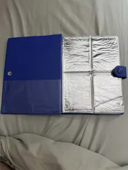Vintage Pokemon Blue Charmander Pocket 72-Card Binder w/Notepad 1999 - Image 3