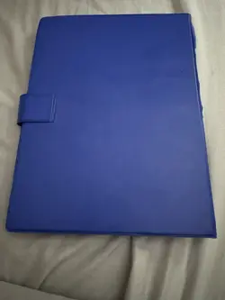 Vintage Pokemon Blue Charmander Pocket 72-Card Binder w/Notepad 1999 - Image 4