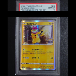 Pokemon Card PSA 10 Pikachu Holo Promo Pokemon Go Card FILE SET #272 2022 Japan - Image 1