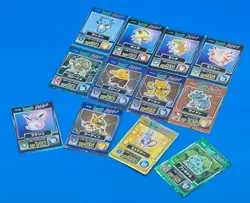 Lot 12 Mewtwo Alakazam Bulbasaur Wigglytuff R Pokemon meiji get card HOLO JP - Image 1