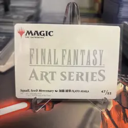 MTG Squall, SeeD Mercenary Art Card - Art Series: FINAL FANTASY (AAFIN - Image 2