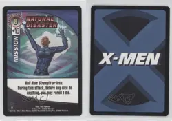 2000 The X-Men Movie Trading Card Game 1st Edition Natural Disaster #33 0i1i - Image 3
