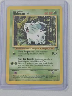 NIDORAN - 57/64 - Jungle - Pokemon Card - LP - Image 1