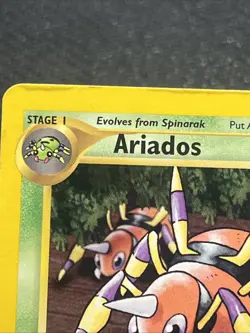 2000 Neo Genesis Ariados 27/111 1st Edition Wotc Vintage Pokemon Card - Image 2