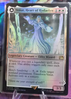 Venat, Heart of Hydaelyn [FINAL FANTASY] RARE FOIL MtG TCG Card # 0039 - Image 1