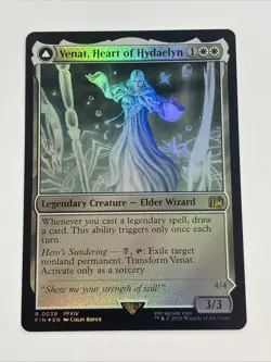Venat, Heart of Hydaelyn [FINAL FANTASY] RARE FOIL MtG TCG Card # 0039 - Image 1