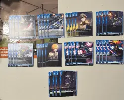 Gundam Card Game UC & C Playset (BLUE) - Image 1