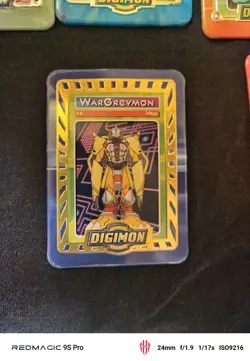 WarGreymon Digimon Taco Bell METAL CHASE Promo Card lot - Image 2