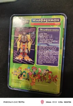 WarGreymon Digimon Taco Bell METAL CHASE Promo Card lot - Image 4