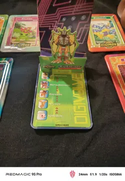 WarGreymon Digimon Taco Bell METAL CHASE Promo Card lot - Image 5