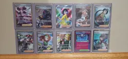 10 Card Full Art Trainer Lot: Shipped In 5×7×3 Box W/ Waterproof Envelope. - Image 1