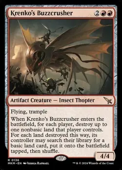 2x Krenko's Buzzcrusher MKM NM MTG - Image 1
