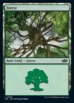2x Forest (#95) JMP25 NM MTG - Image 1
