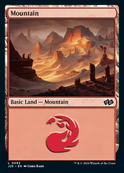 2x Mountain (#92) JMP25 NM MTG - Image 1