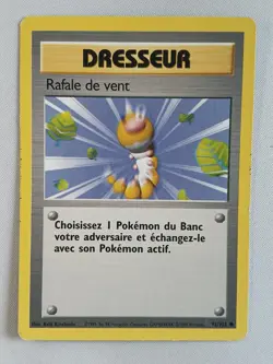 Carte pokemon FRANCAIS Rafale de vent (BS 93) Set de Base [PLAYED] 18.07.2025B - Image 1
