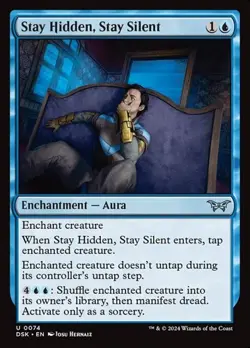 2x Stay Hidden, Stay Silent (#74) - Foil DSK NM MTG - Image 1