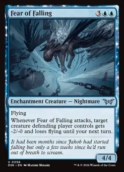 2x Fear of Falling - Foil DSK NM MTG - Image 1