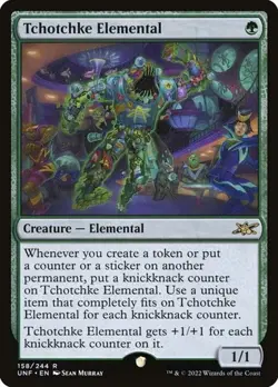 2x Tchotchke Elemental - Foil Unfinity LP MTG - Image 1