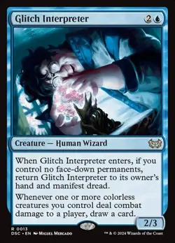 2x Glitch Interpreter DSC NM MTG - Image 1