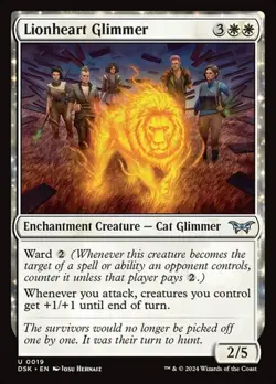 2x Lionheart Glimmer - Foil DSK NM MTG - Image 1
