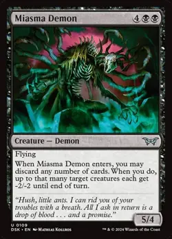 2x Miasma Demon - Foil DSK NM MTG - Image 1