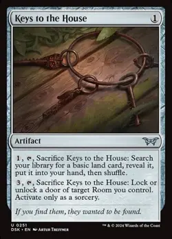 2x Keys to the House - Foil DSK NM MTG - Image 1