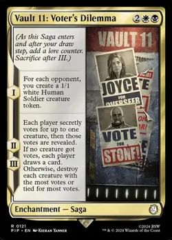 2x Vault 11: Voter's Dilemma PIP NM MTG - Image 1