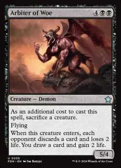 2x Arbiter of Woe - Foil FDN NM MTG - Image 1