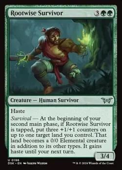 2x Rootwise Survivor - Foil DSK NM MTG - Image 1