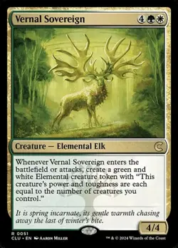 2x Vernal Sovereign CLU NM MTG - Image 1