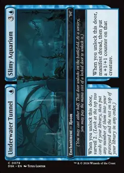 2x Underwater Tunnel // Slimy Aquarium DSK NM MTG - Image 1