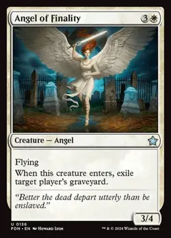 2x Angel of Finality - Foil FDN NM MTG - Image 1