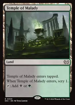 2x Temple of Malady DSC NM MTG - Image 1