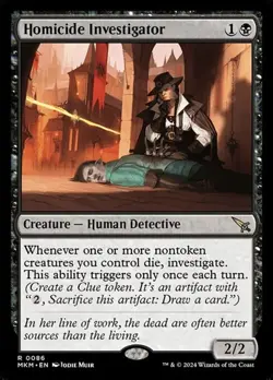2x Homicide Investigator - Foil MKM NM MTG - Image 1