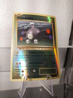 Pokemon - XY Evolutions - Magnemite 37/108 Reverse Holo MP/LP Card - Image 1