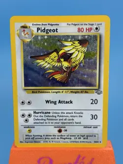 Pidgeot 8/64 Jungle Holo Rare MP Pokemon TCG - Image 2